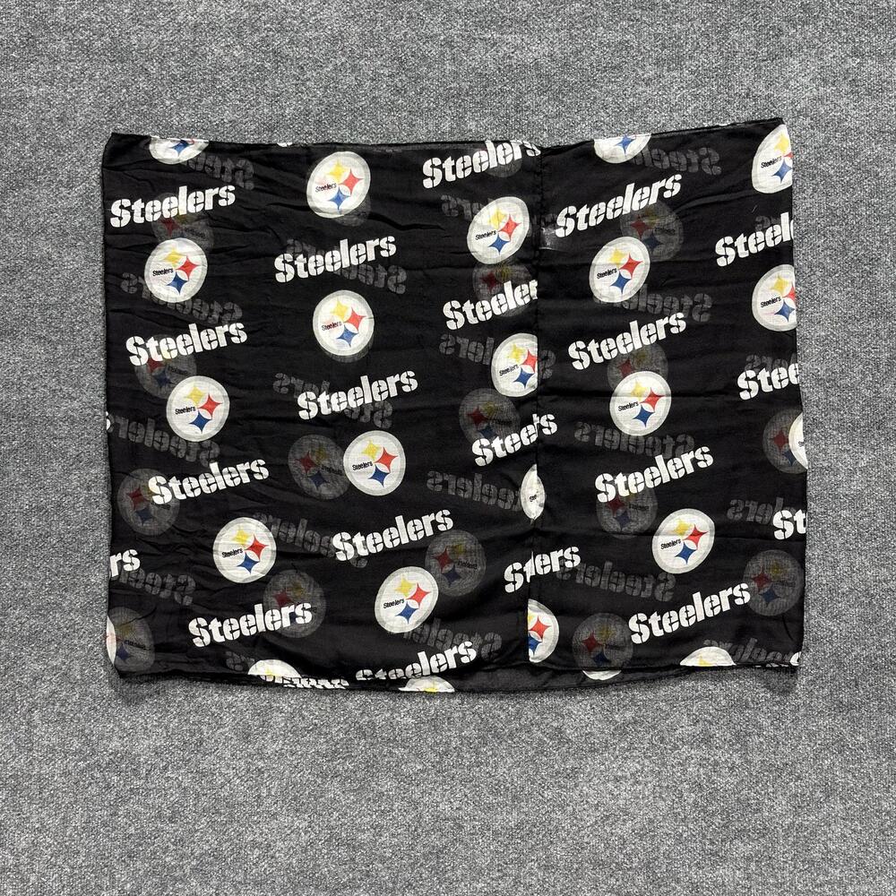 Pittsburgh Steelers Womens Infinity Scarf One Size Black NFL Little Earth